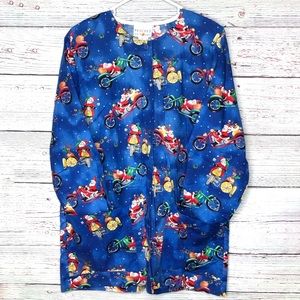 Christmas Scrub Jacket. Size: Medium